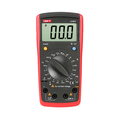 Misuratore di induttanza e capacitanza - Display LCD fino a 2000 conteggi - Resistori, condensatori e induttori - Buzzer di continuità - Ampia gamma di misure