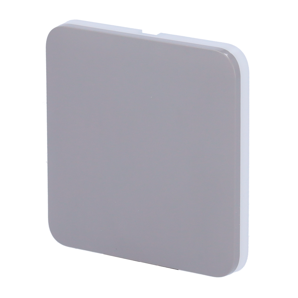 Pannello tattile per interruttore della luce - Compatibile AJ-LIGHTCORE-1G - Compatibile AJ-LIGHTCORE-2W - Retroilluminazione a LED - Pannello tattile senza contatto - Colore grigio