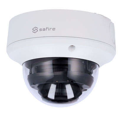 Telecamera Dome Varifocal Safire Gamma PRO - 5 Mpx high performance CMOS - Lente Motorizzata 2.7~13.5 mm - Matrix LED IR Distanza 40 m - Power Over Coaxial (PoC Safire) - Impermeabile IP67