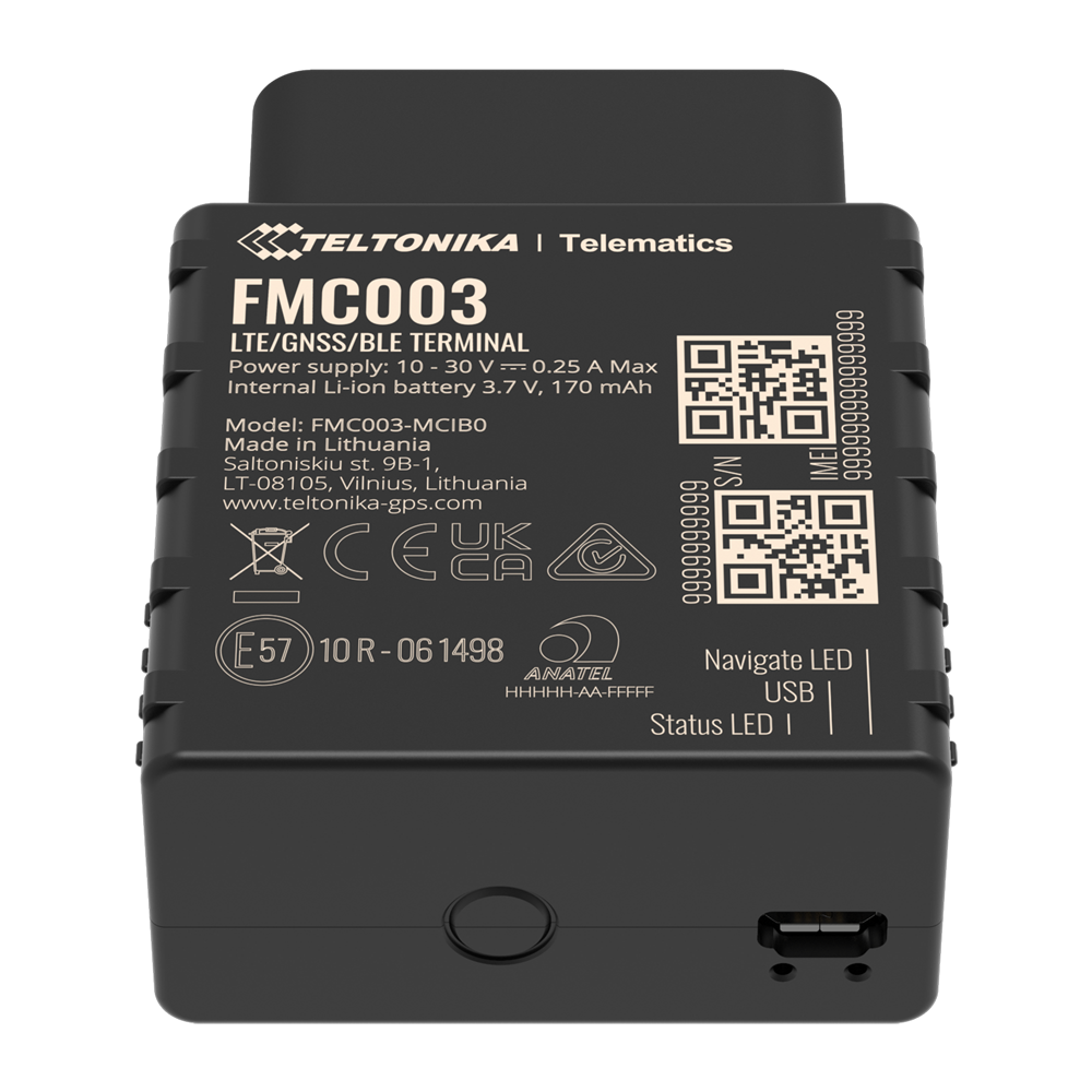 Tracker Plug & Play per veicoli - Collegamento OBD - Installazione rapida e accessibile - 4G, 2G e BLE per TK-EYE - Micro-SIM - Lettura dei parametri OEM