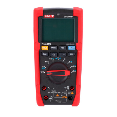 Multímetro digital True RMS - Medición de voltaje en DC y AC hasta 1000V - Medición de intensidad en DC y AC hasta 10A - Medición de resistencia y capacitancia - Buzzer para test de continuidad | Test de diodos