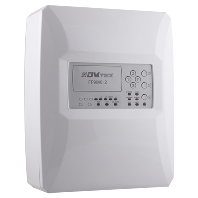 Centrale convenzionale di 2 zone - 2 Uscita sirena - 2 uscite di allarme e guasto e 2 uscite relé configurabili - Uscita ripetitore - Fino a 30 rilevatori per zona - Rilevamento automatico della resistenza di fine linea