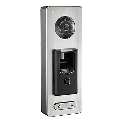 Controllo Accessi - Telecamera IP integrata | Controller integrato - Capacità di 50.000 schede, 5.000 impronte digitali e 200.000 logs - TCP/IP e WiFi - Software Safire Control Center AC - Non compatibile con monitor Safire