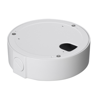 Scatola di giunzione - Per telecamere dome - Per esterni - Installazione a parete o a soffitto - Colore bianco