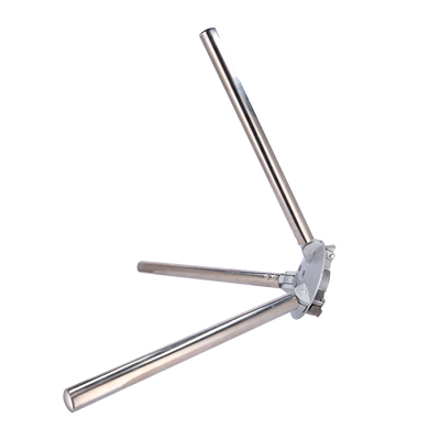 Repuesto para tornos - Específico para tornos trípode - Conjunto de brazos y dial - Compatible con ZK-TSx000-PRO - Ancho de paso 550 mm - Fabricado en acero inoxidable SUS304