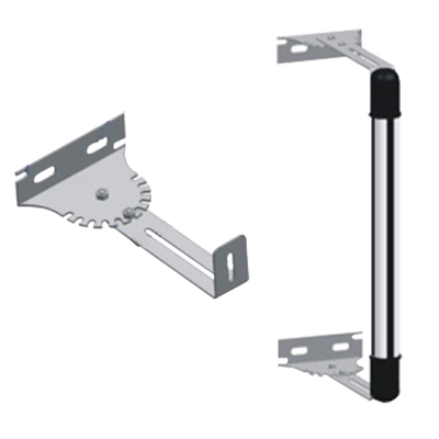 Supporto barriera - Angolo e lunghezza regolabili - Acciaio inox - Compatibile con ABI30 e ABI100 - Innowatt