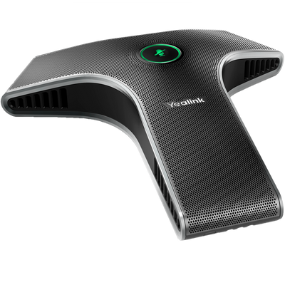 Matriz de 3 micrófonos - Alcance de captación 6m y 360º - Rango de frecuencia 100Hz -12 KHz - Alimentación a través de Ethernet (PoE) - Botón de silencio con indicador LED