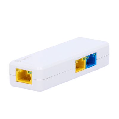 Safire Extensor PoE de Interior - Amplía alcance alimentación PoE hasta 650 metros - 2 puertos PoE Out + 1 Uplink RJ45 PoE In - Hi-PoE IEEE 802.3 af/at/bt  - Potencia de salida máxima 60 W - Velocidad 10/100 Mbps
