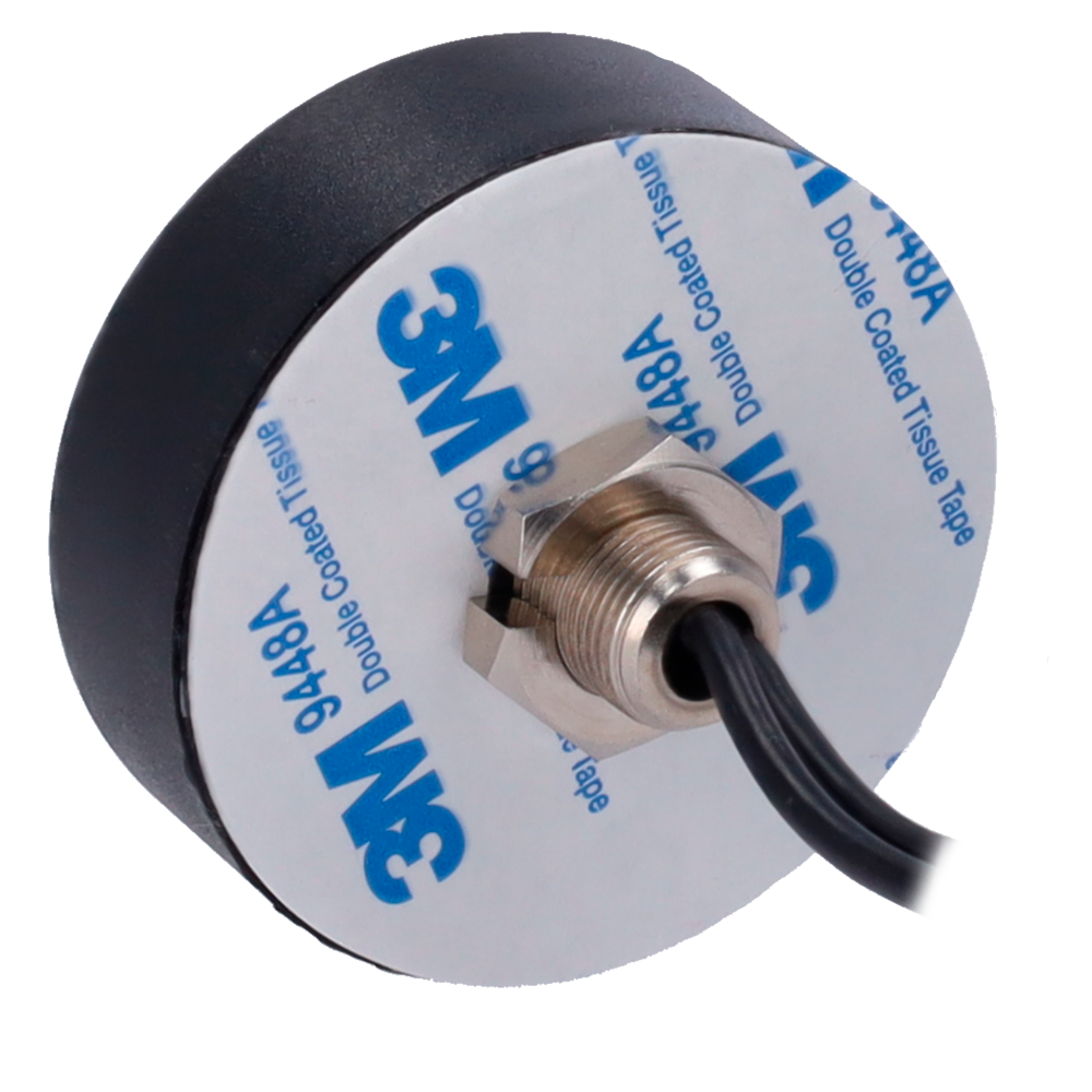 Antena 4G con GPS - Frecuencia 698-2700MHz - Conector SMA Macho - Montaje en techo de vehículo - Ganancia +-3dBi - Cable RG174 3 metros de longitud