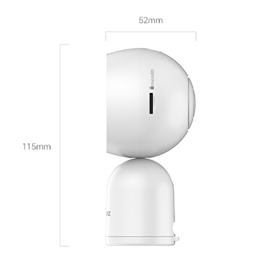 Telecamera Wifi Megapixel Ezviz 2Megapixel - Compressione H.264 - Lente 2.8 mm / 124º - Audio bidirezionale - LED IR Distanza 12 m - App Ezviz e connessione P2P