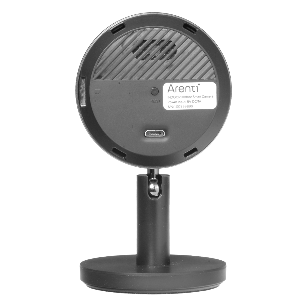 Arenti Optics Telecamera intelligente - Wifi 2.4 GHz | Risoluzione 2K / 3MP - Visione notturna IR fino a 10 m - Registrazione su MicroSD o Cloud - Rilevamento persone : Modalità privacy - App Arenti | Compatibile Google e Alexa