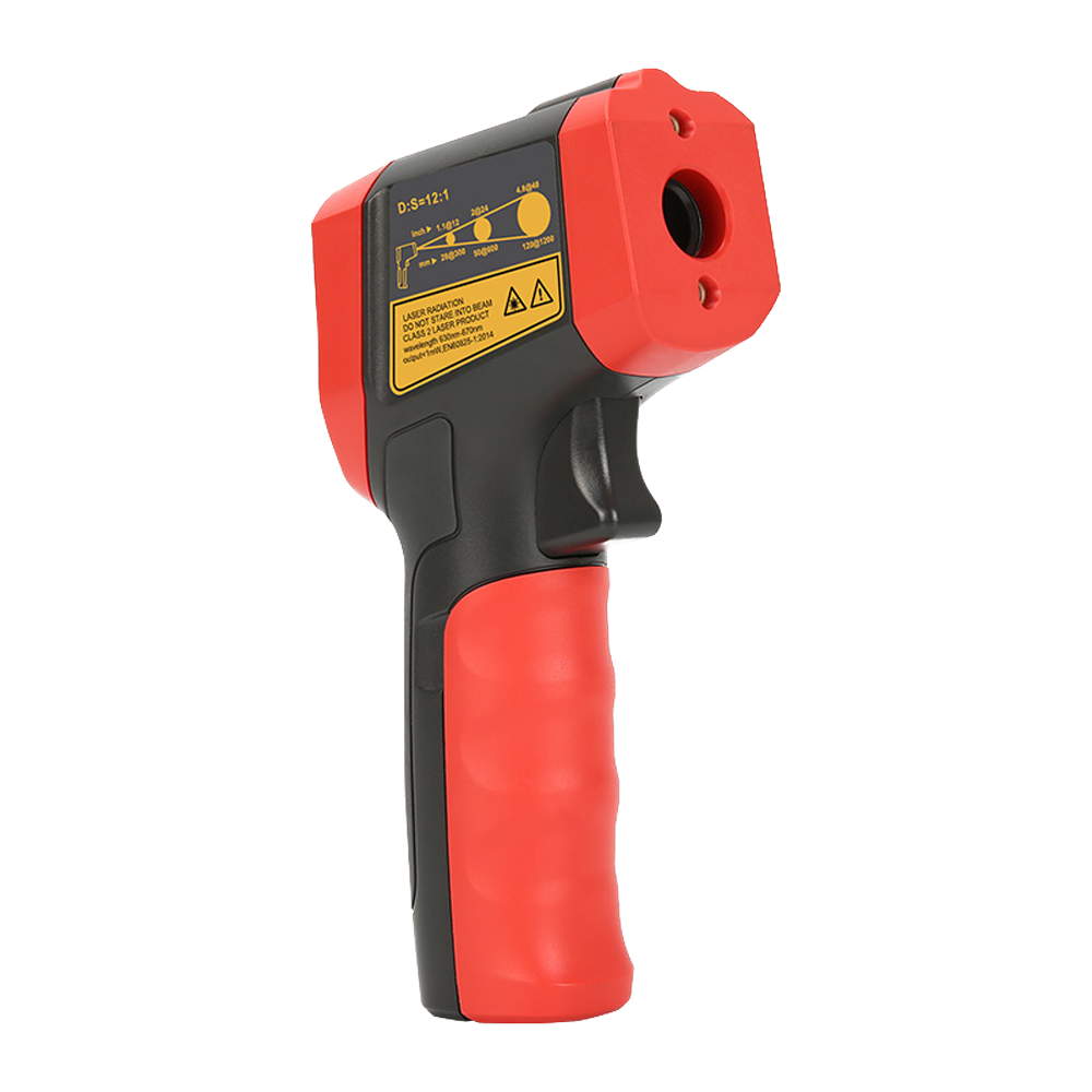 Precision infrared thermometer - Measurement range -32ºC ~ 600ºC - Accuracy ±1.5ºC or ±1.5% - Non-contact and instantaneous measurement - Response time 250ms