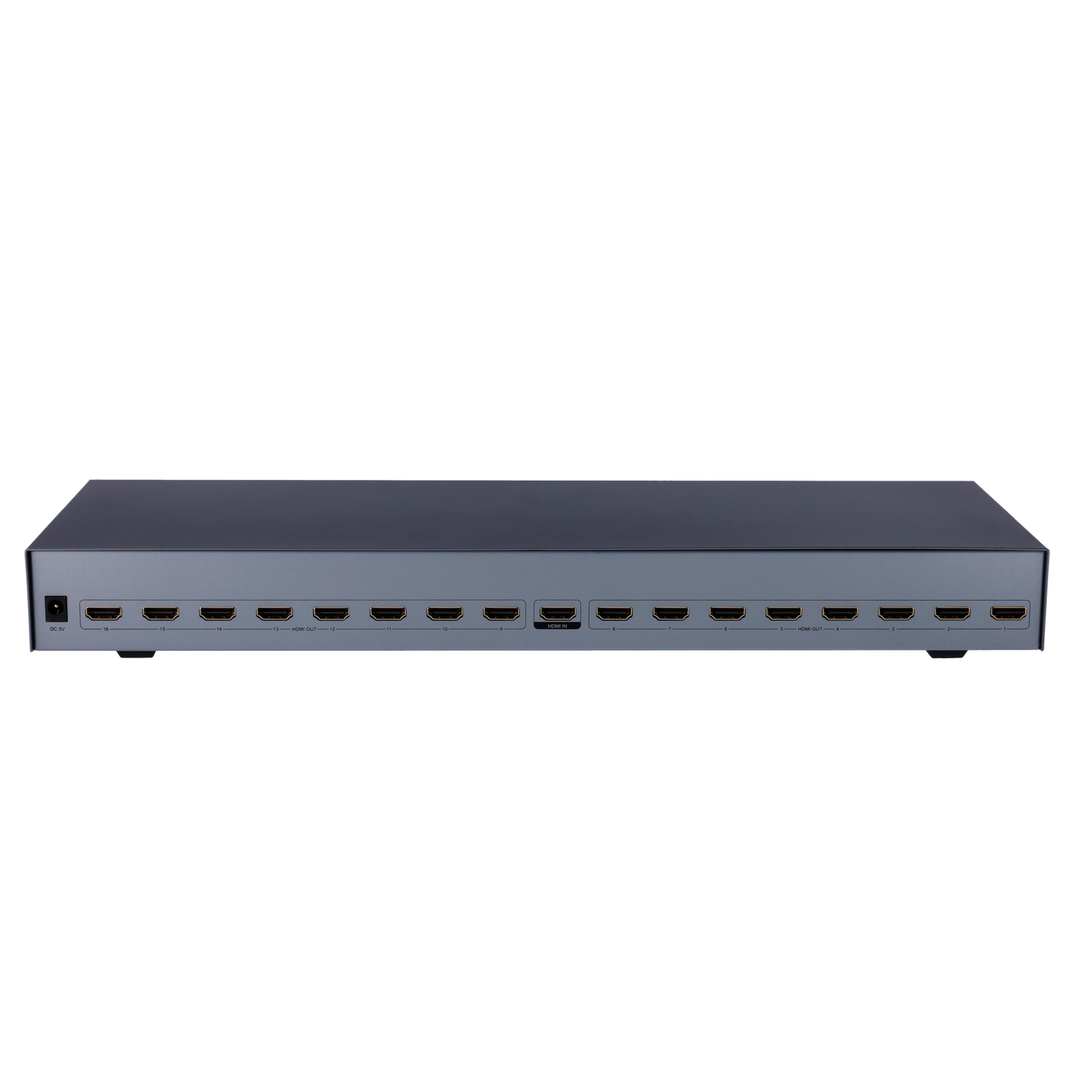 HDMI Signal Multiplier - 1 HDMI Input - 16 HDMI Outputs - Up to 4K*2 - Max Output Length 25m - DC 5V Power Supply
