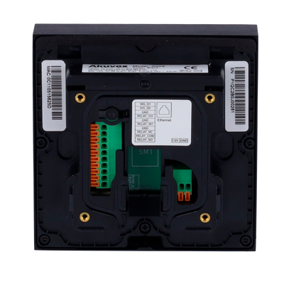 Controllo accessi - Scheda EM/MF, NFC e PIN | 1 relè - 20.000 utenti | 100.000 registri - Controller integrato | Wiegand 26/34 - Adatto per esterni IP65 | TCP/IP e PoE - Connessione via Cloud | Uscita 12V - Innowatt