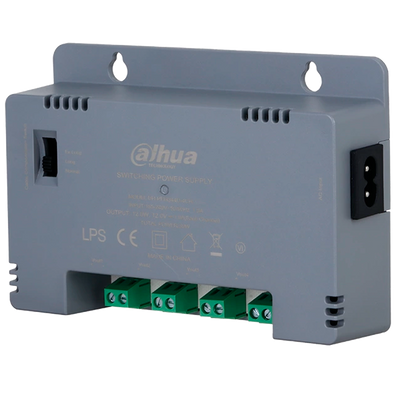 Fuente de alimentación conmutada - Entrada AC 185-240V - 50/60Hz 1.5A - Potencia total 30W - 4 salidas - Voltaje de salida Ajustable a 3 niveles - Salida DC 12 V / 12 W