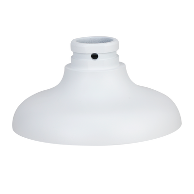 Branded - Staffa a tetto - Adatto per Dome - Fabbricato in alluminio - 83.5 (Al) x 166 (Ø) mm - Pin cavo