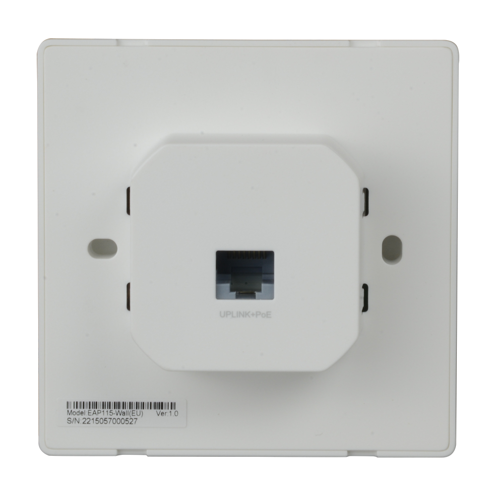 TP-Link - AP Omnidirezionale  Wi-Fi 4 - Supporta 802.11 n/g/b - Velocità di trasmissione fino a 300 Mbps - Installazione in scatole di meccanismo - Alimentazione PoE