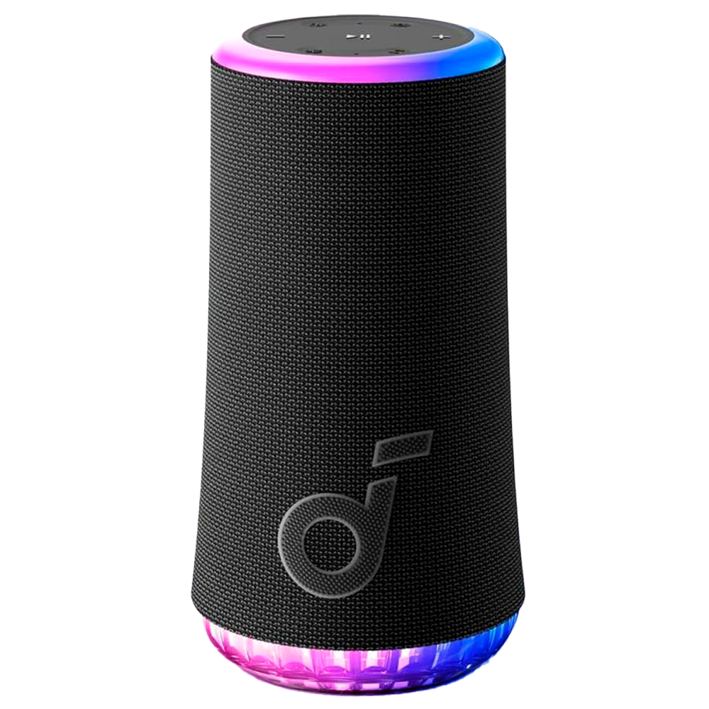 Altoparlante portatile Soundcore by Anker - Suono di 30W - 18 Ore di riproduzione - Collega più di 100 altoparlanti - Waterproof IP67 - Colore nero