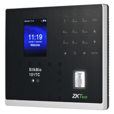 Controllo Presenze e Accessi - Impronte digitali SilkID, Riconoscimento Facciale, Card EM e tastiera - 2000 volti / 3000 impronte/ 100.000 logs - TCP/IP e USB - Gestione della modalità di controllo presenza - ZkTime SmallBusiness | ZkTime Enterprise