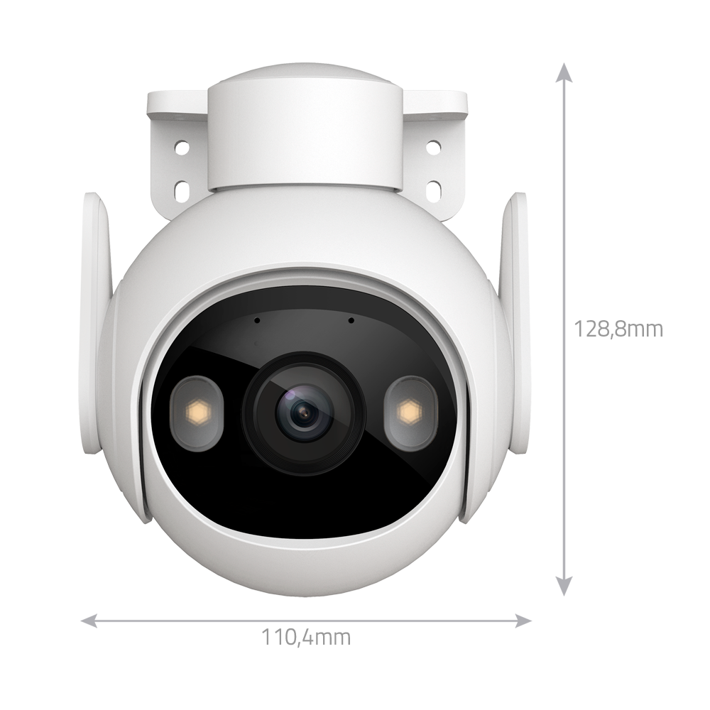 Telecamera Wifi Imou 3 Megapixel - Movimento e Autotracking - Ottica 3.6 mm / IR 30m / Led bianco - Rilevamento di persone e veicoli - Audio Bidirezionale / Sirena - Adatta per esterni IP66