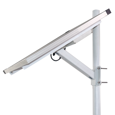 Sistema di alimentazione stand-alone per TVCC - Pannello solare da 80W - Batteria al Litio LiFePo 256Wh (20Ah) - Controller MPPT integrato | Converter AC&DC - Staffa per montaggio su palo - RS-485 per la comunicazione | Connessione al lampione