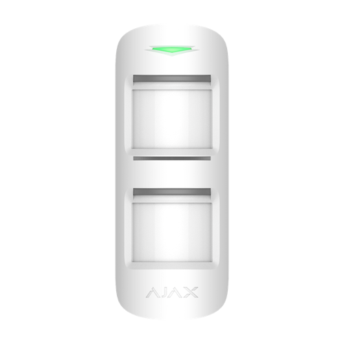 Rilevatore PIR per esterni Ajax - Senza fili 868 MHz Jeweller - Doppio PIR / Rilevazione 15 m - Antimasking / Immune ad animali domestici - Distanza in spazio aperto 1200 m - Uso esterni IP54 - Innowatt