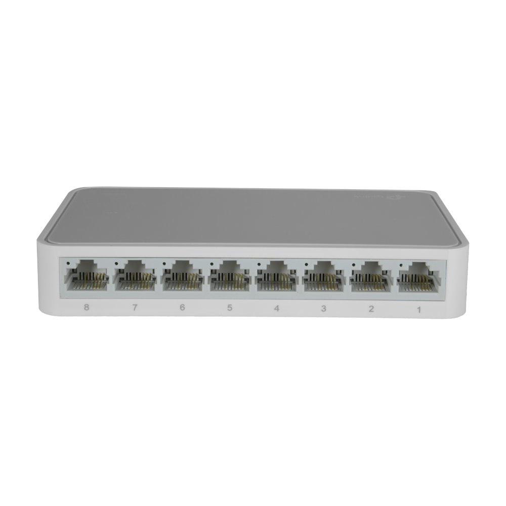 TP-LINK - Switch da tavolo - 8 porte RJ45 - Velocità 10/100 Mbps - Plug and Play - Tecnologia a risparmio energetico