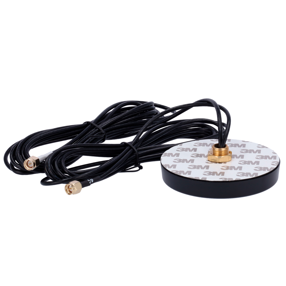 Antenna 4G da tetto per veicoli - Frequenza 800-2700MHz - Connettore Maschio SMA - Temperatura da -20ºC a 85ºC - Impedenza 50 ohm - Cavo RG174 3 metri di lunghezza - Innowatt