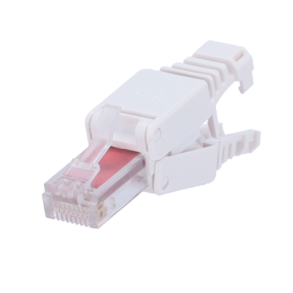 Connettore per cavi UTP - Connettore uscita RJ45 - Compatibile UTP categoria 6 - Facile installazione senza necessità di strumenti