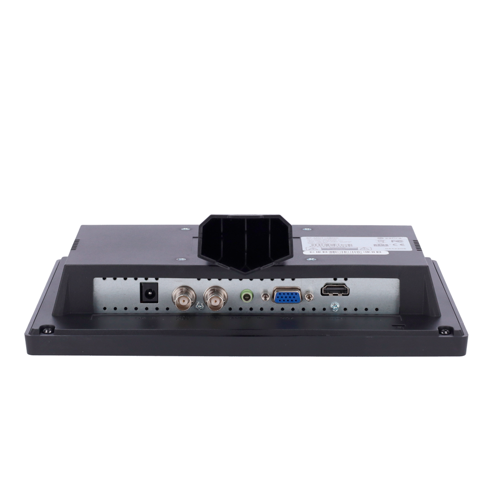 Monitor SAFIRE LED 10" - Progettato per la videosorveglianza - Formato 16:10 - VGA, HDMI, BNC loop e audio - Risoluzione 1280x800 - altoparlanti integrati