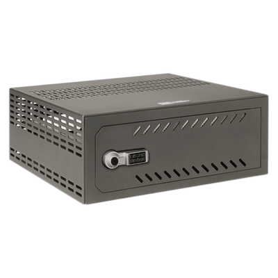 Cassaforte per DVR - Specifica per TVCC - Per DVR minore di 1U rack - Chiusura elettronica - Con ventilazione e passacavi - Qualità e resistenza