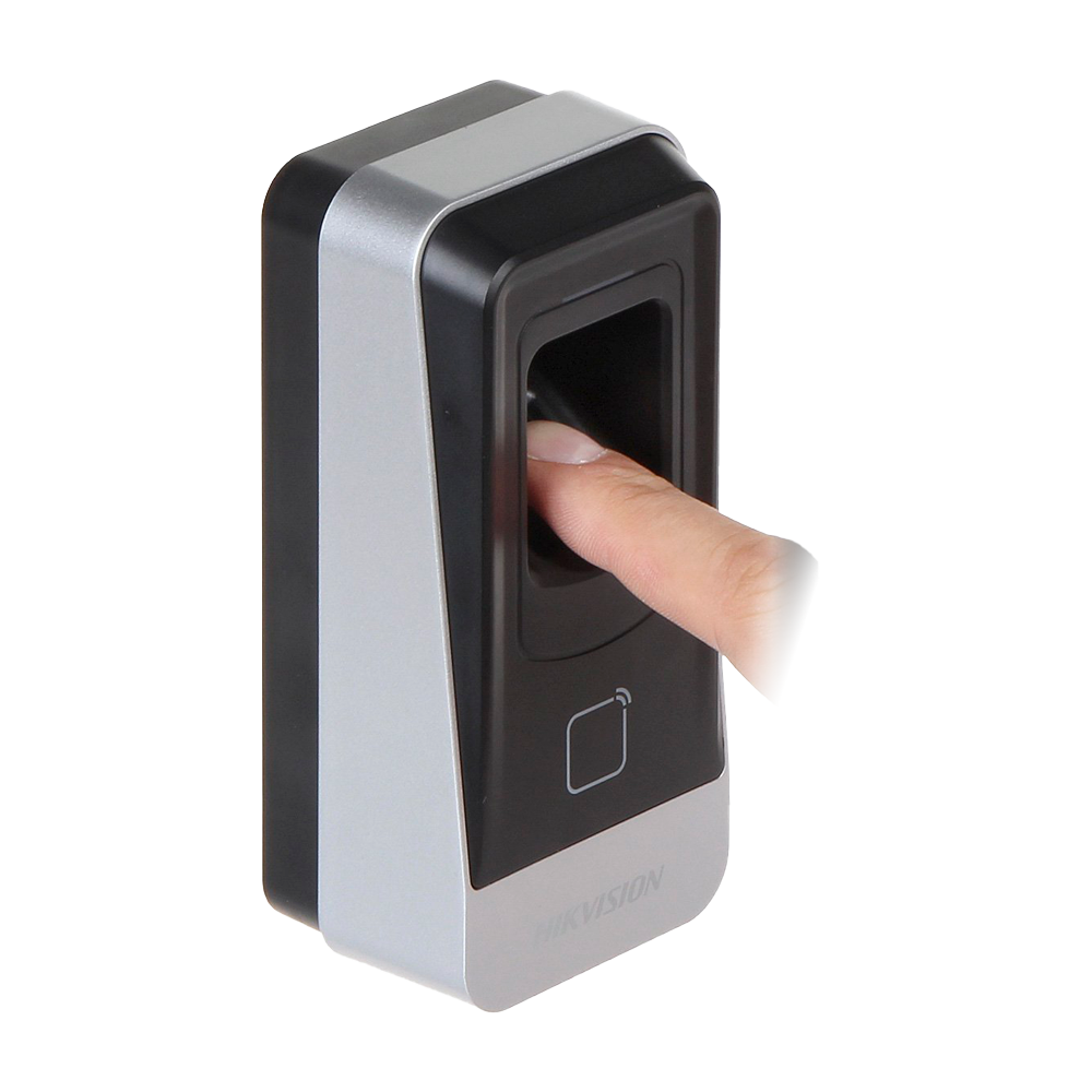 Access reader - Access by fingerprint and MF card - LED and acoustic indicator - RS485 - Compatible with SF-AC2x05/06-WRIP - Suitable for outdoor IP65