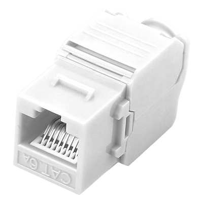 Connettore per cavi UTP - Connettore uscita RJ45 - Compatibile UTP categoria 6A - Facile installazione senza necessità di strumenti - Poche perdite