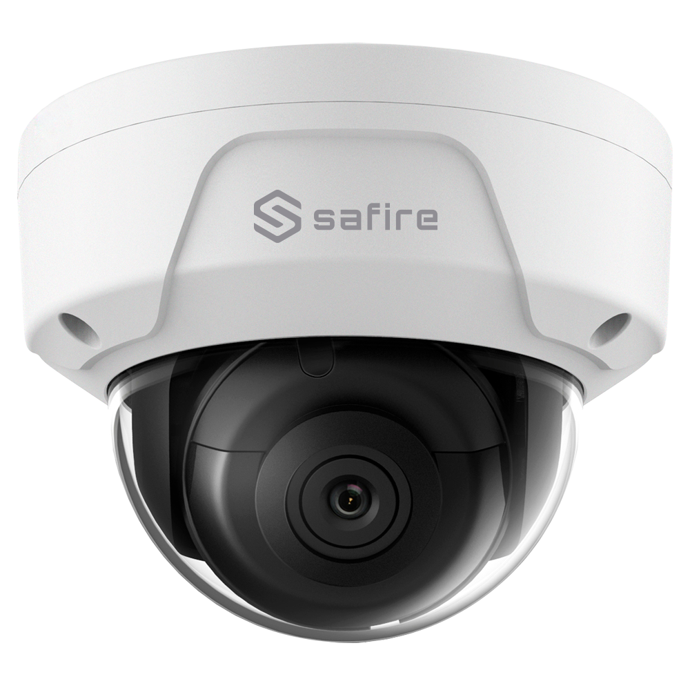 Cámara IP de 8 Megapíxeles - CMOS de escaneo progresivo 1/2.5" - Compresión H.265+ / H.265 - Lente de 2.8 mm | WDR - LEDs IR alcance 30 m - Resistente al agua IP67 | Antivandálico IK10