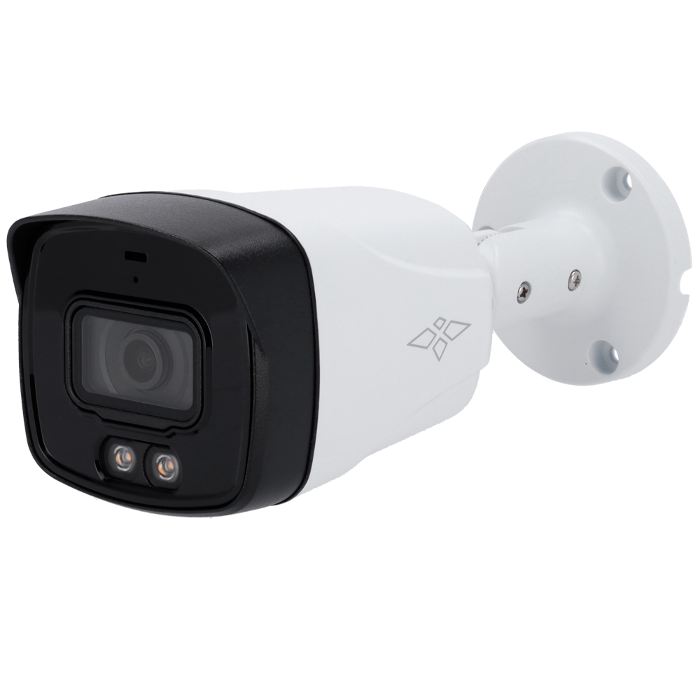 Telecamera bullet HDCVI X-Security - CMOS 4K - Ottica 3.6 mm - WDR(120dB) - Doppia illuminazione: IR + Bianco portata 40 m | Microfono - Waterproof IP67