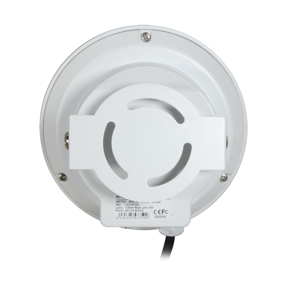Cámera dome Gama 1080p ECO - 4 in 1 (HDTVI / HDCVI / AHD / CVBS) - 1/3" SOI 2.0 Mpx F23+8536H - Lente 1.8 mm grandangolo - LED IR Distanza 50 m - Dewarping: Grandangolare senza deformazione sferica