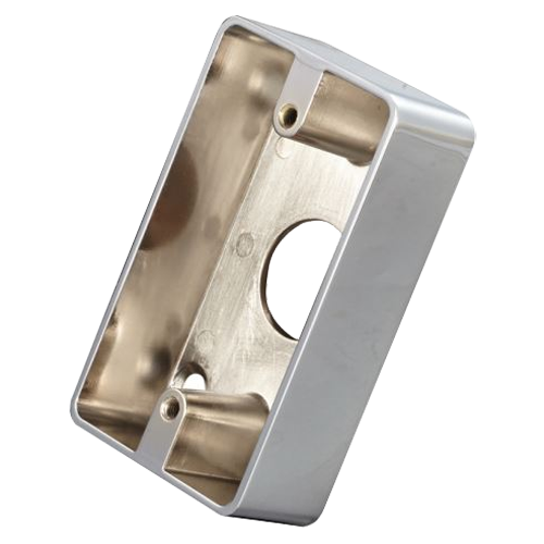 Push button box - Compatible with product selection - Surface installation - Made of zinc alloy - Strong and durable - Connection hole