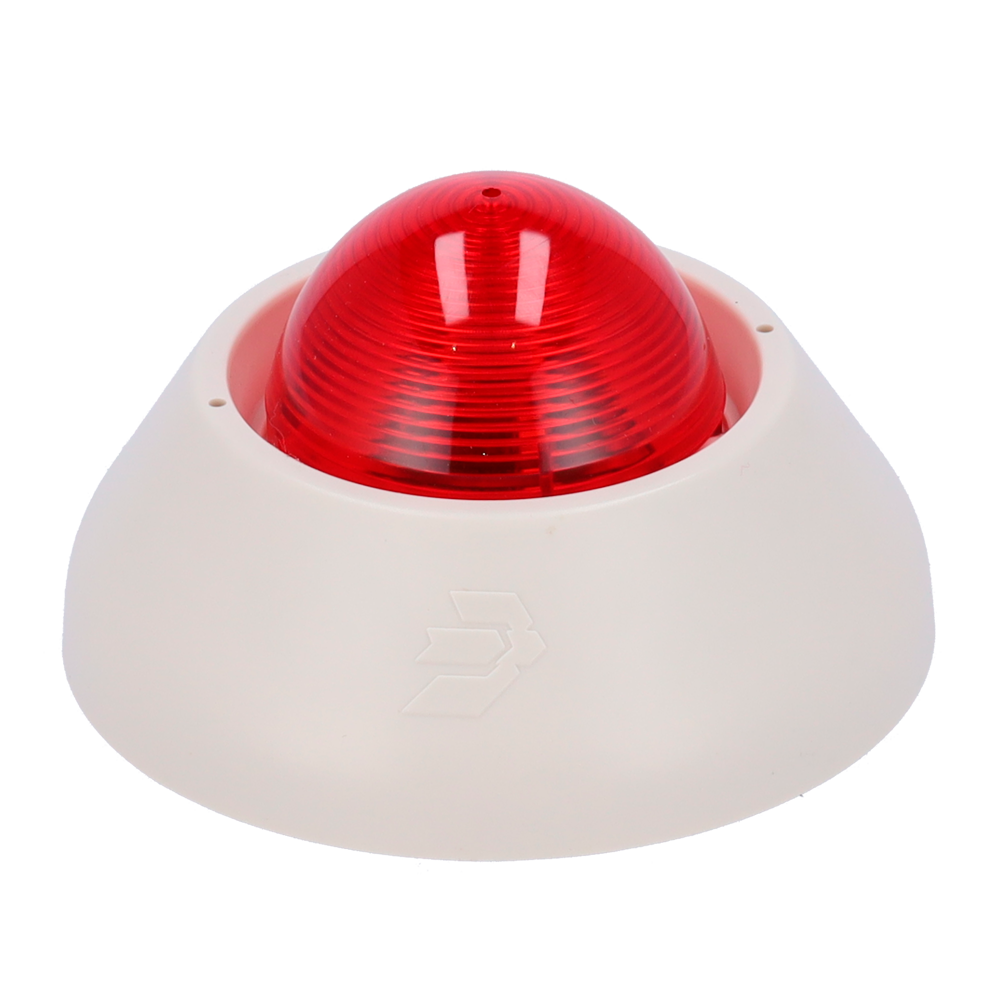 Sirena analógica Jade Bird - Alta potencia de salida 100 dB(A) @ 1m - Requiere alimentación auxiliar de 24 VDC - No incluye base - Instalación en interiores - Certificada EN 54-3