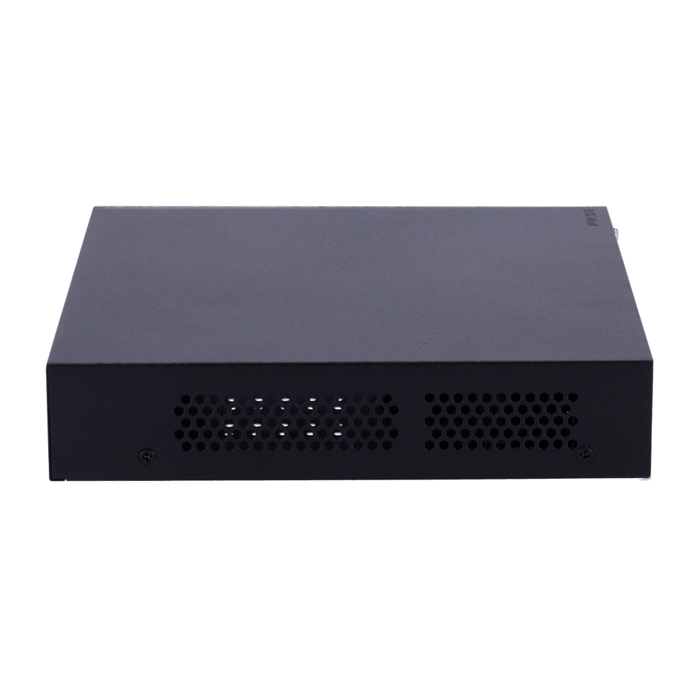 Grabador NVR Uniarch - 4 CH vídeo /  4 CH PoE - Ancho de banda 64Mbps - HDMI Full HD y VGA - Resolución máxima 6Mpx - Admite 1 disco duro max.6 Tb