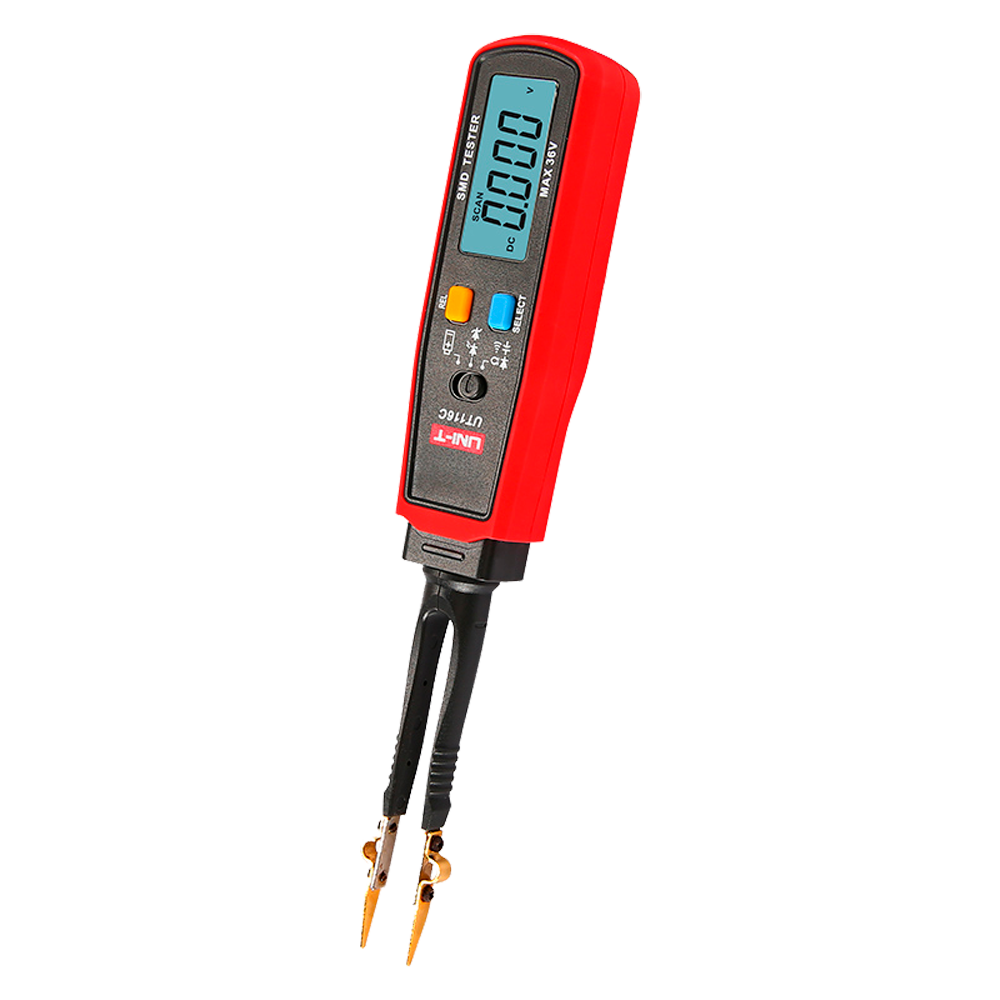 Digital SMD Component Tester - Display up to 6000 Counts - DC Voltage Measurement up to 26V - Resistance and Capacitance Measurement - Continuity Test | Diode Test - Battery Test