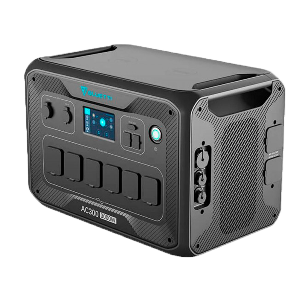 Batteria portatile - Gran capacità 3072Wh - Potenza in uscita 3000W max | LiFePO4 51.2V /40Ah - Uscite multiple/Moduli di ricarica multipli - 3500 cicli di vita - Touch Screen