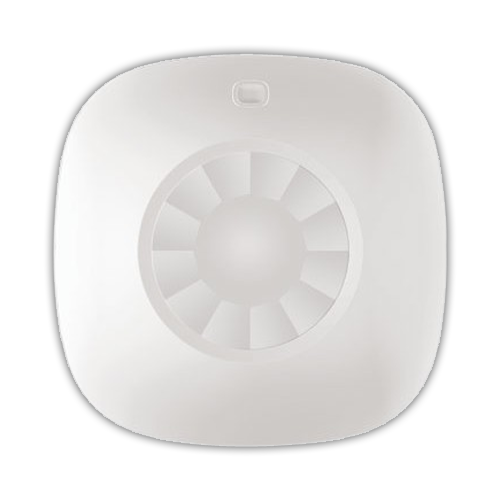 Rilevatore PIR per soffitto - Wireless - Antenna interna - Indicatore LED batteria scarica - Rilevamento 360º, senza angoli morti - Alimentazione 2 batterie AA 1.5 V LR6