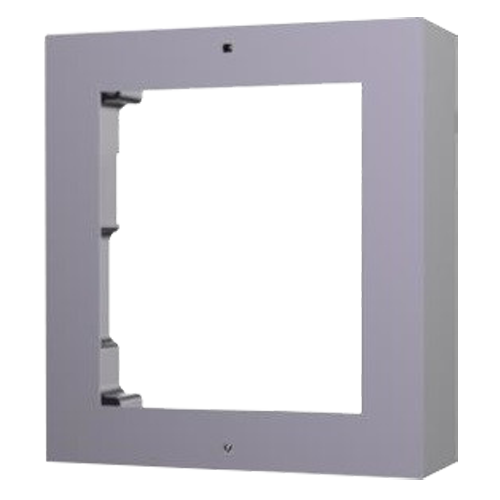 Tettuccio per montaggio a parete - Per 1 modulo - Specifico per impianti videocitofonici Safire - Compatibile con i moduli Safire - Scatola in alluminio per aviazione - Pannello in alluminio aeronautico