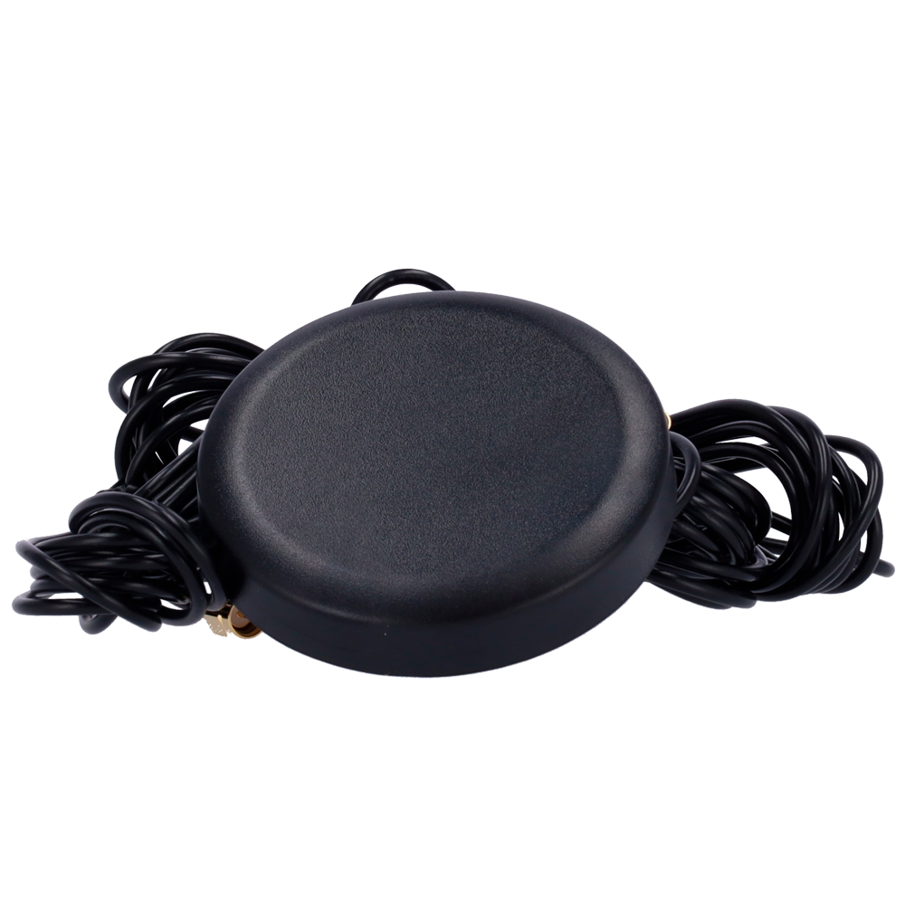 Teltonika Antenna - Combo LTE/Wi-Fi/GNSS - Montaggio sul tetto del veicolo - Connettori SMA - Certificazione IP67 per esterni - Cavi RG174 3 metri di lunghezza