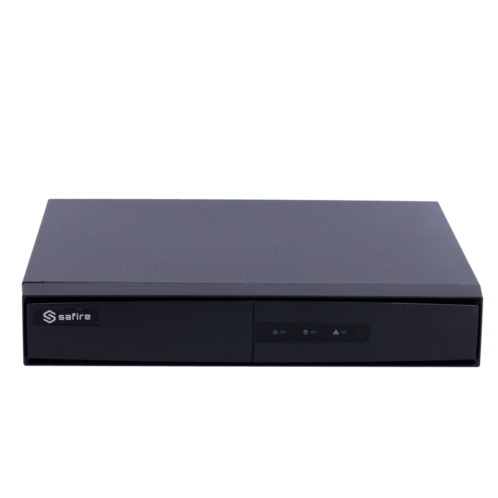Videograbador Safire 5n1 - 8 CH HDTVI / HDCVI / AHD / CVBS / 8 IP - H.265 Pro+ - Salida HDMI 2K, VGA y BNC (CVBS) - 4 CH Inteligencia artificial - Permite 1 disco duro | Audio