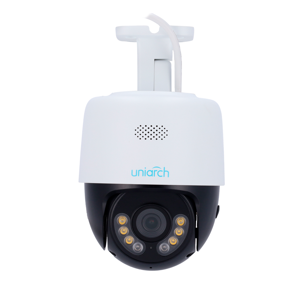 Cámara IP PTZ 3 Megapixel - Gama Uniarch - 1/2.8" Progressive Scan CMOS - Lente 4 mm - IR y Luz Blanca Alcance 30 m - WDR | 3D-DNR | PoE