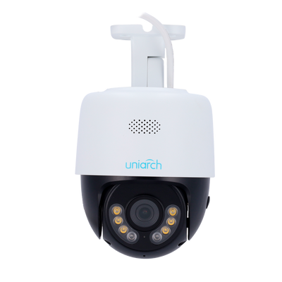 Cámara IP PTZ 3 Megapixel - Gama Uniarch - 1/2.8" Progressive Scan CMOS - Lente 4 mm - IR y Luz Blanca Alcance 30 m - WDR | 3D-DNR | PoE