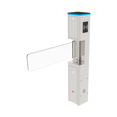 Torniquete de acceso bidireccional - Puerta individual motorizada - Horarios, alarmas y modos de apertura - Tamaño de paso 900 mm - Fabricado en acero inoxidable SUS304 - Compatible con sistemas de terceros