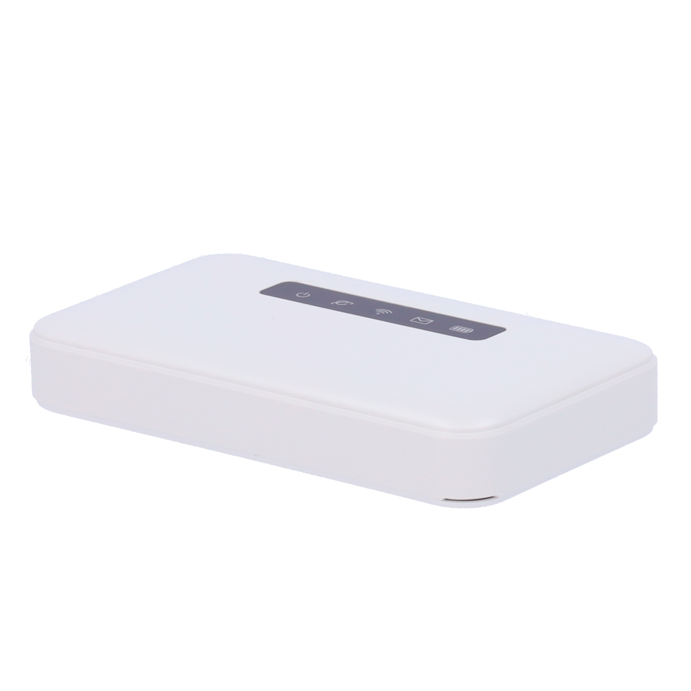 Safire Portable 4G Router - RJ45 10/100 or WiFi 802.11 b/g/n connection - Up to 32 simultaneous WiFi connections - 3.7V 2600 mAh battery up to 8h battery life - Micro SIM and micro SD card slot - Activity indicator LEDs