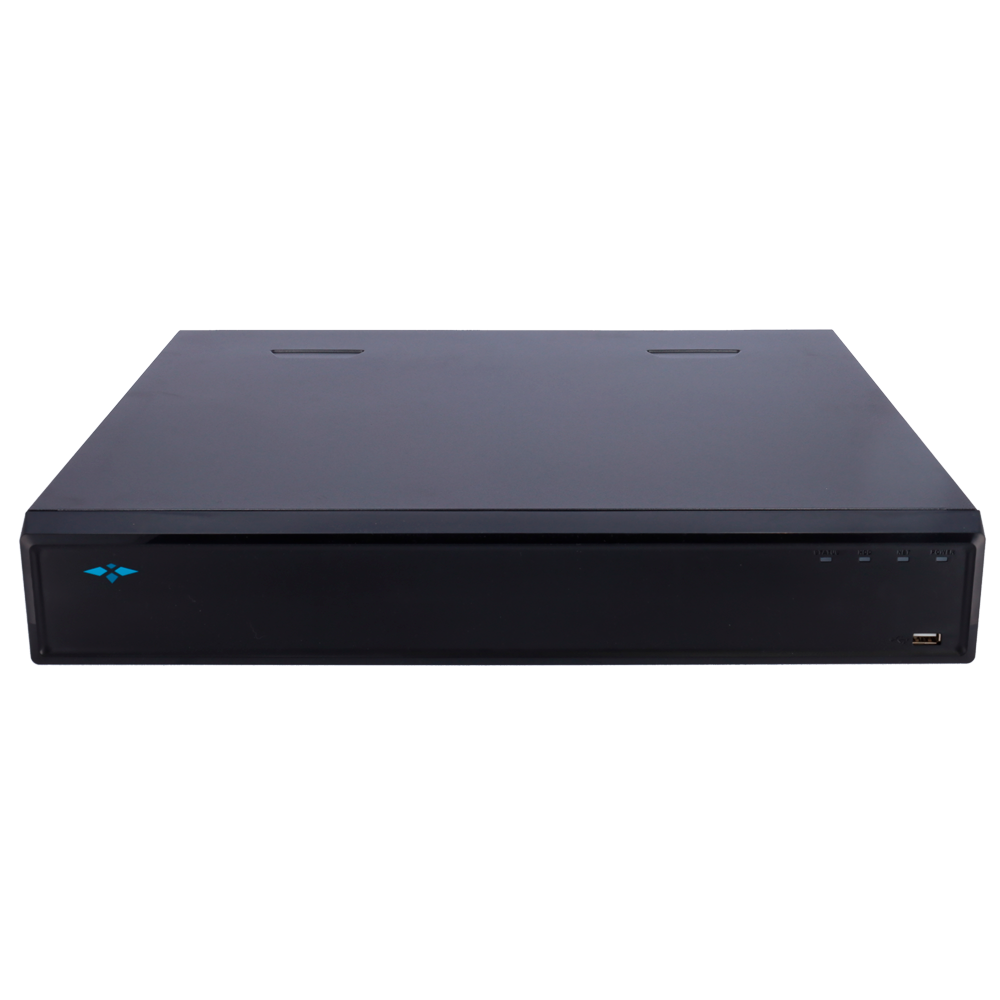 Videoregistratore X-Security NVR per telecamare IP - 16 CH video | Compressione H.265+ - Risoluzione massima 12 Mp - Uscita HDMI 4K, HDMI Full HD e 2 VGA - WEB, DSS/PSS, Smartphone e NVR